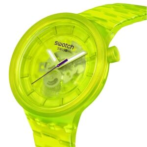 Swatch Watch / YELLOW JOY/ Oversized Watch / Colors of Joy Collection